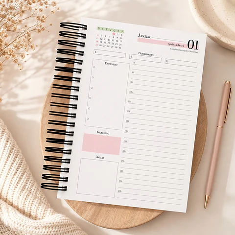 Agenda Spring 2027 - Encadernação