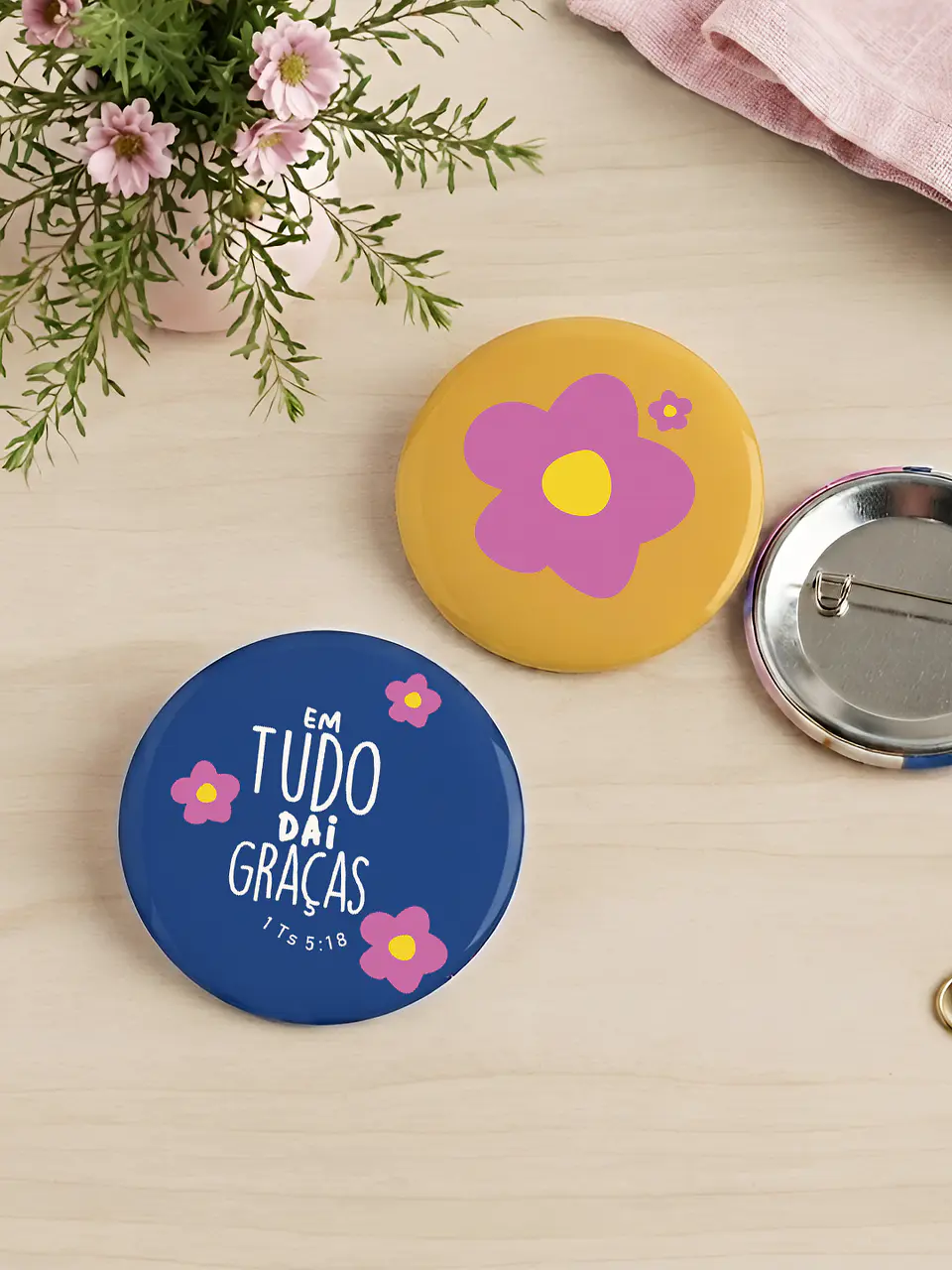 Pack Bottons 5,8 mm - Arquivo de Corte 8