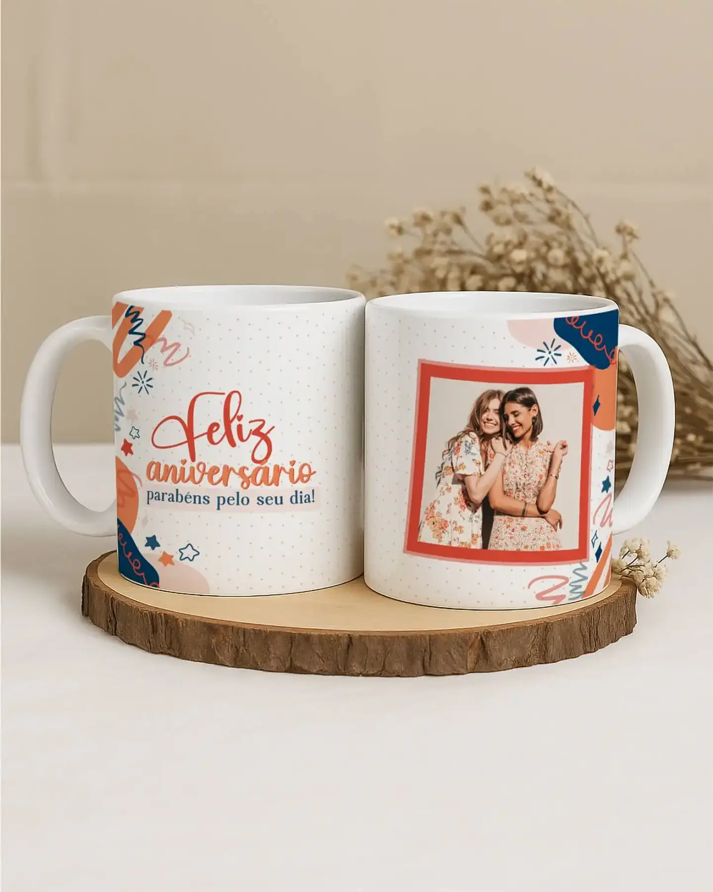 Canecas Feliz Aniversário - Sublimação 2