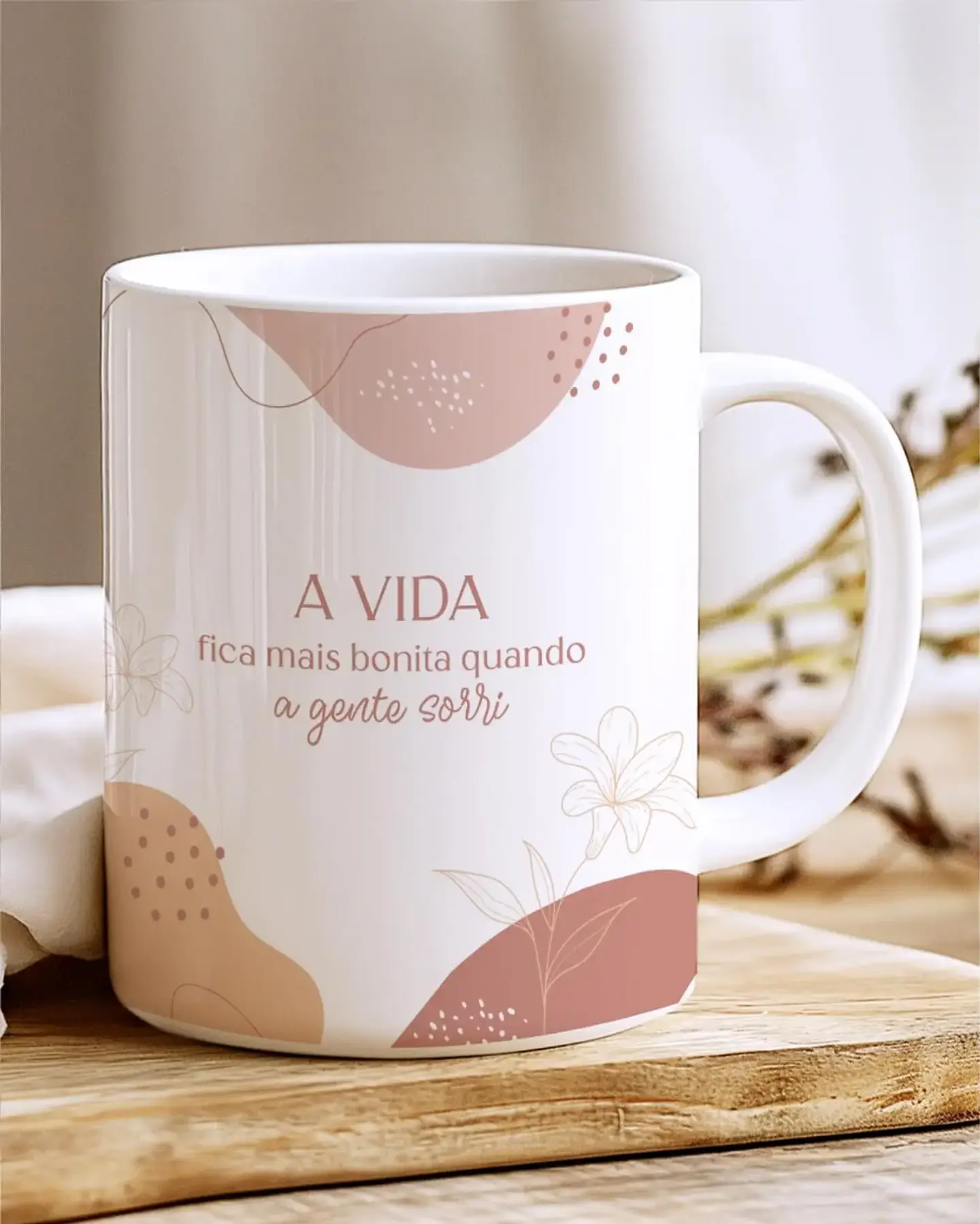 Canecas Frases Leveza - Sublimação 17