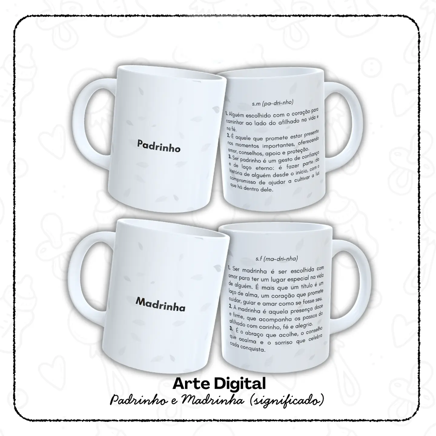 Caneca Padrinhos - Sublimação 1