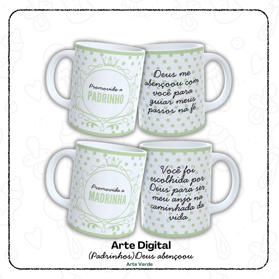 Caneca Padrinhos - Sublimação 1