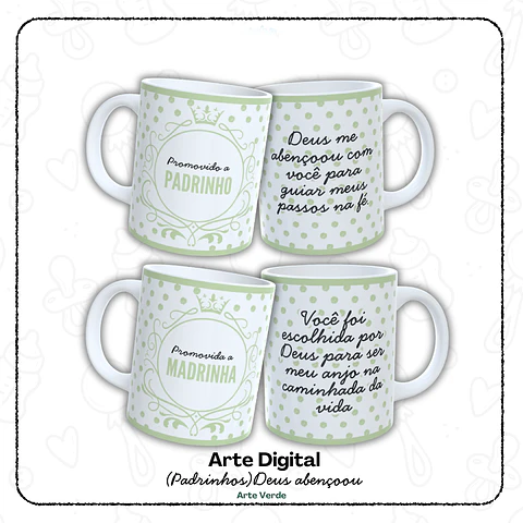 Caneca Padrinhos - Sublimação