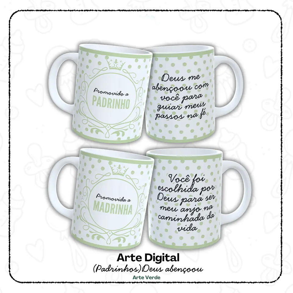 Caneca Padrinhos - Sublimação 1