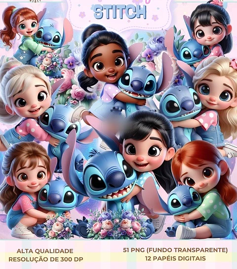Meu Amigo Stitch- Kit Digital 