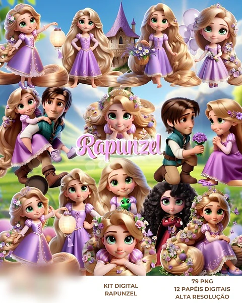 Rapunzel- Kit Digital  