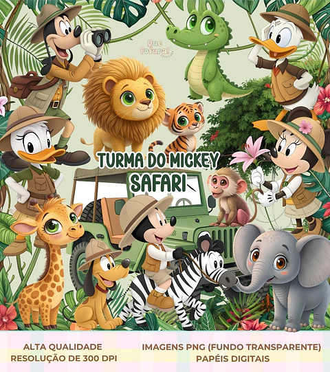 TURMA DO MICKEY SAFARI- Kit Digital  