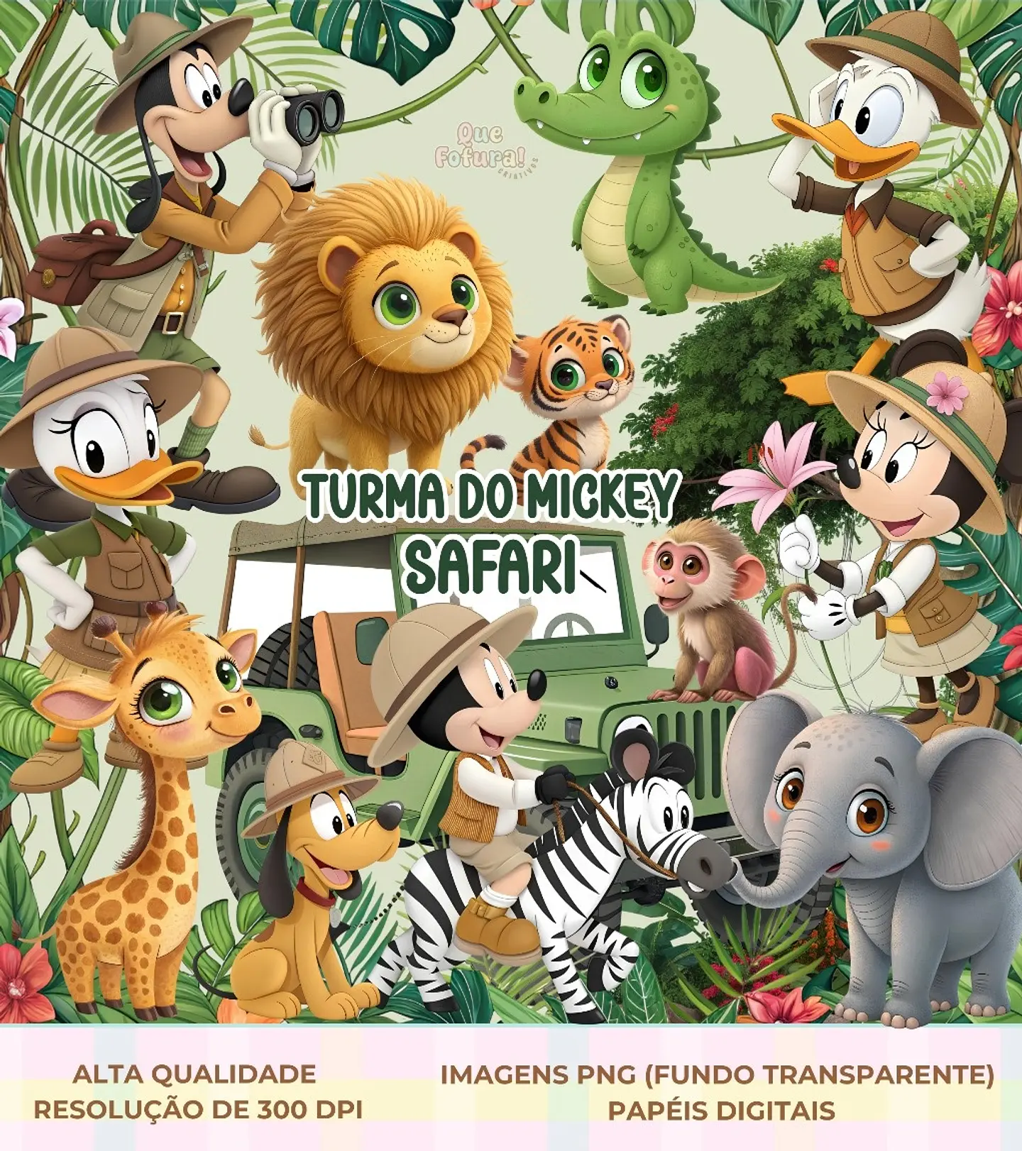 TURMA DO MICKEY SAFARI- Kit Digital   1