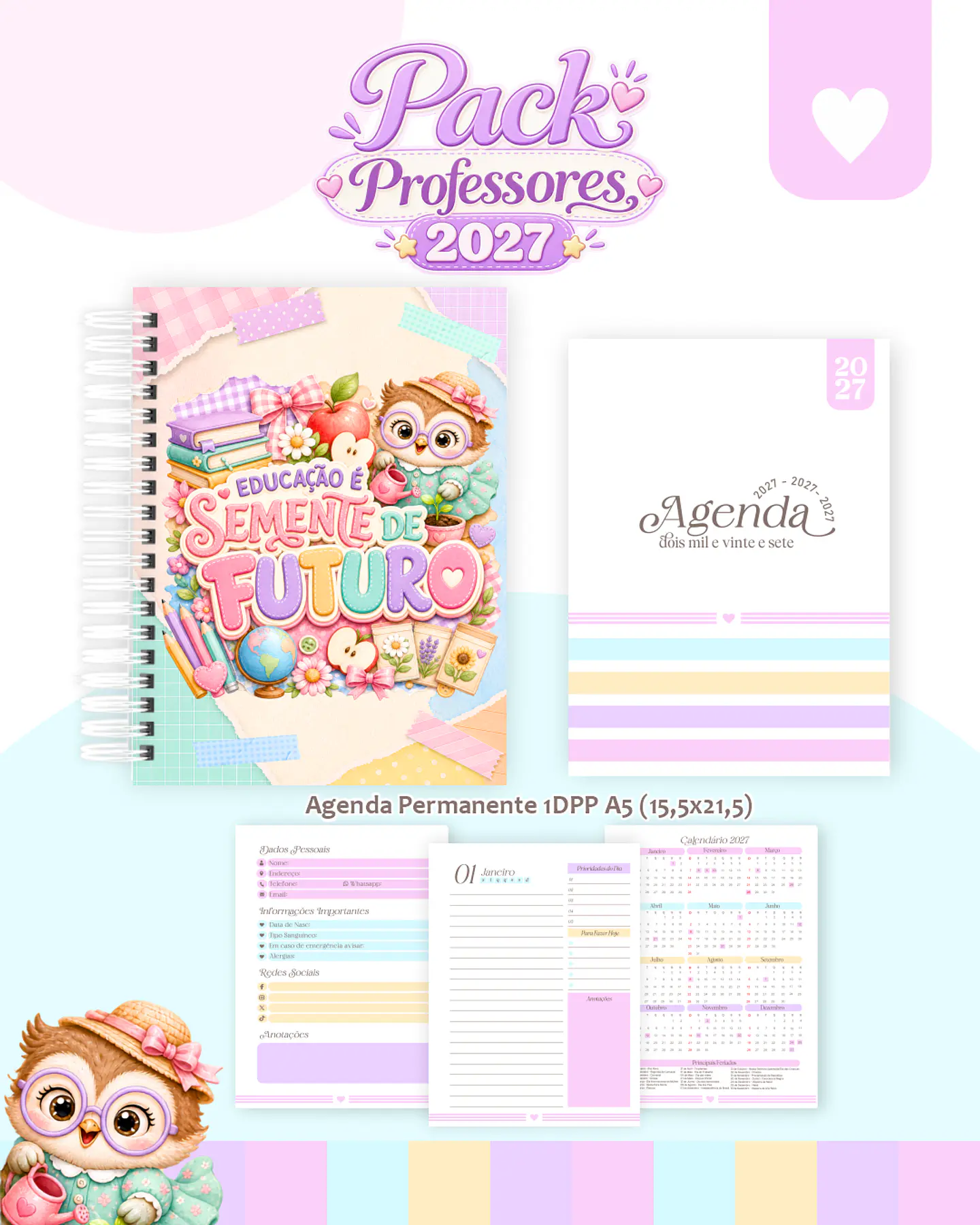Pack Corujinha - Dia dos Professores 3