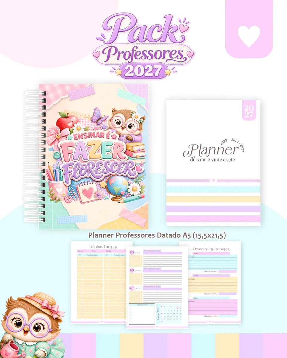 Pack Corujinha - Dia dos Professores 4