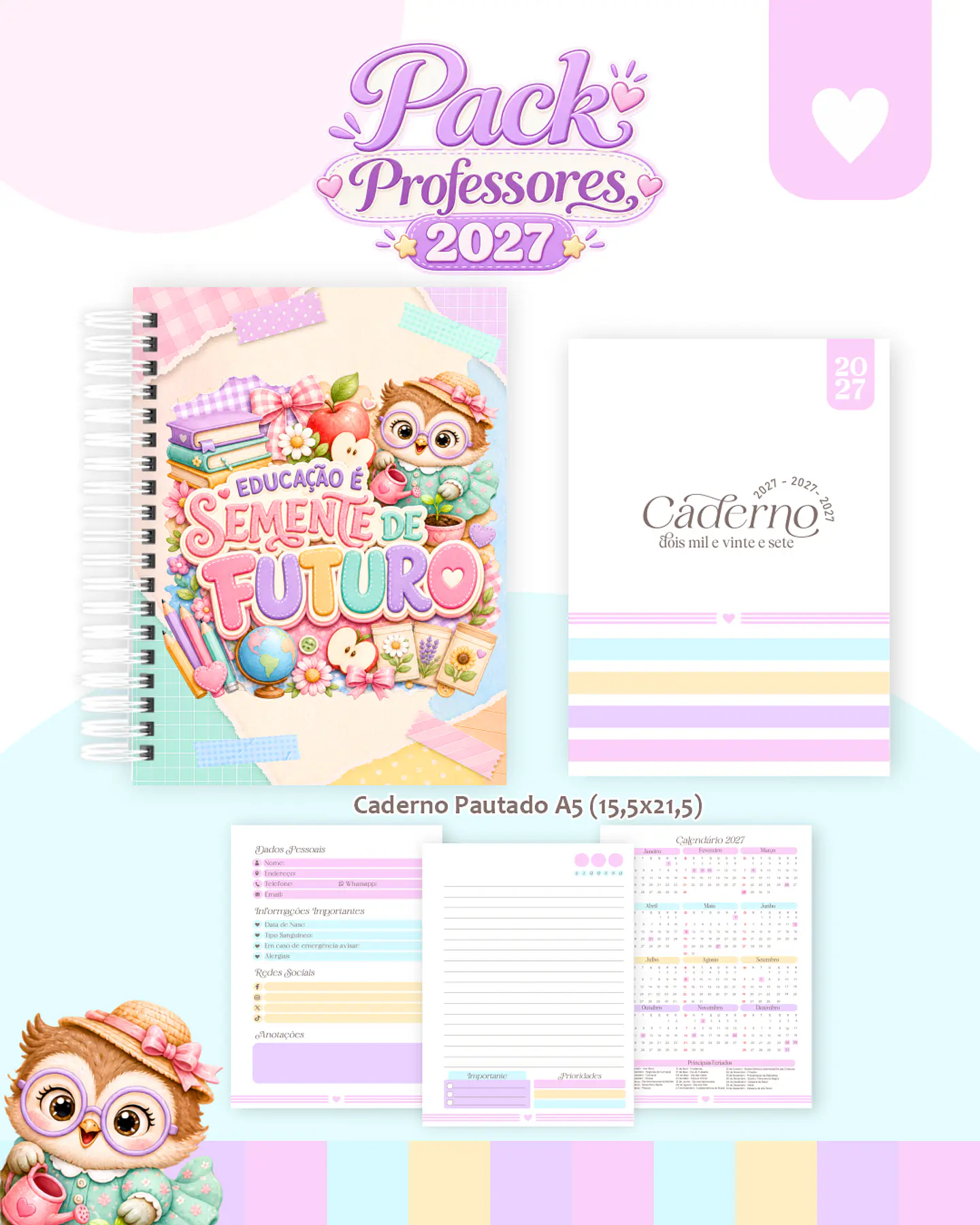 Pack Corujinha - Dia dos Professores 6