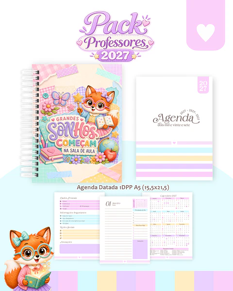Pack Raposinha - Dia dos Professores