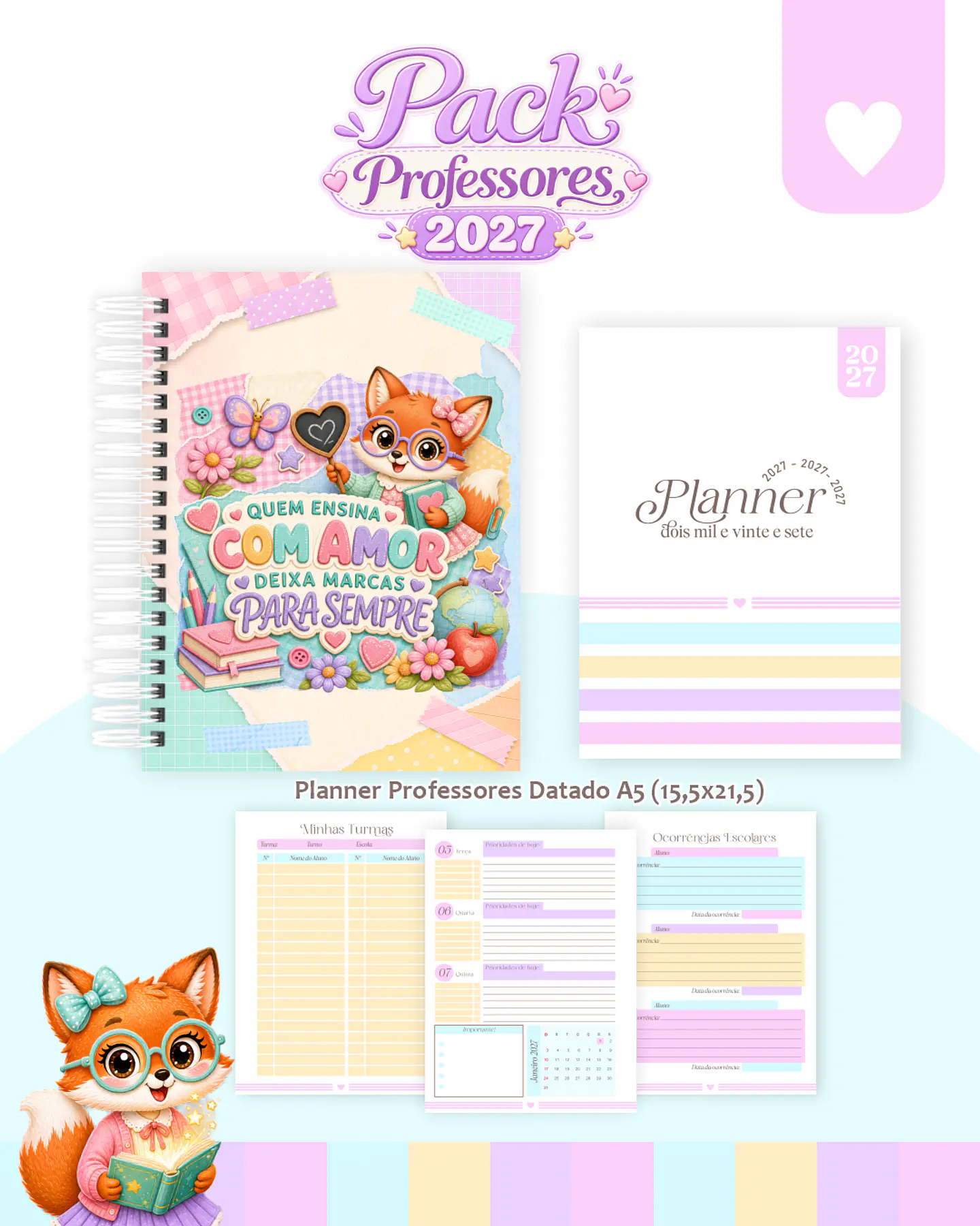 Pack Raposinha - Dia dos Professores 4