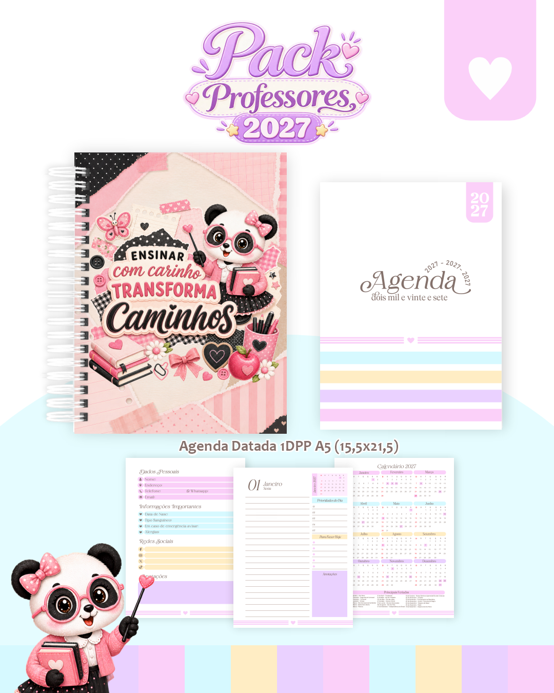 Pack Pandinha - Dia dos Professores 2