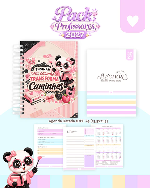 Pack Pandinha - Dia dos Professores