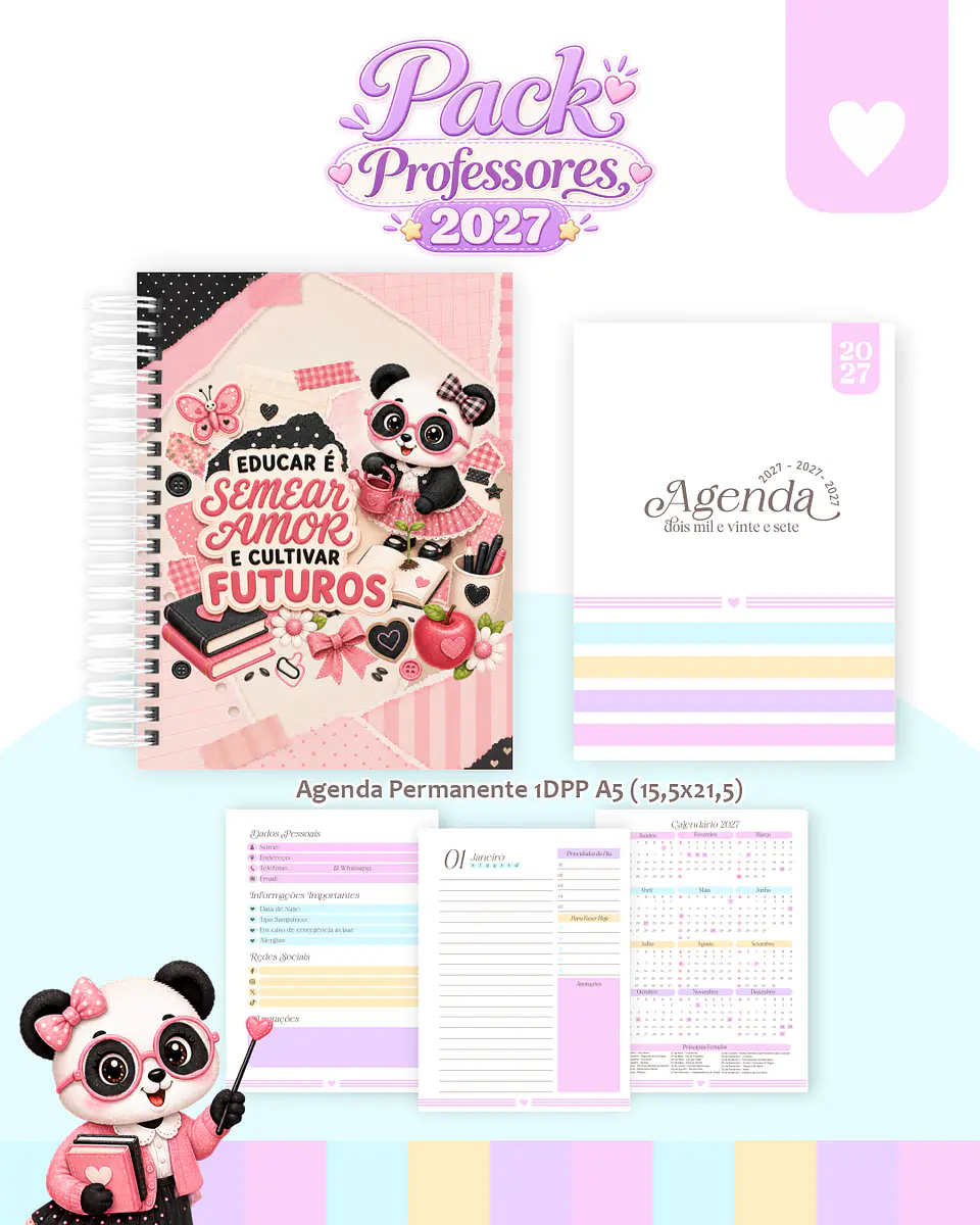 Pack Pandinha - Dia dos Professores 3