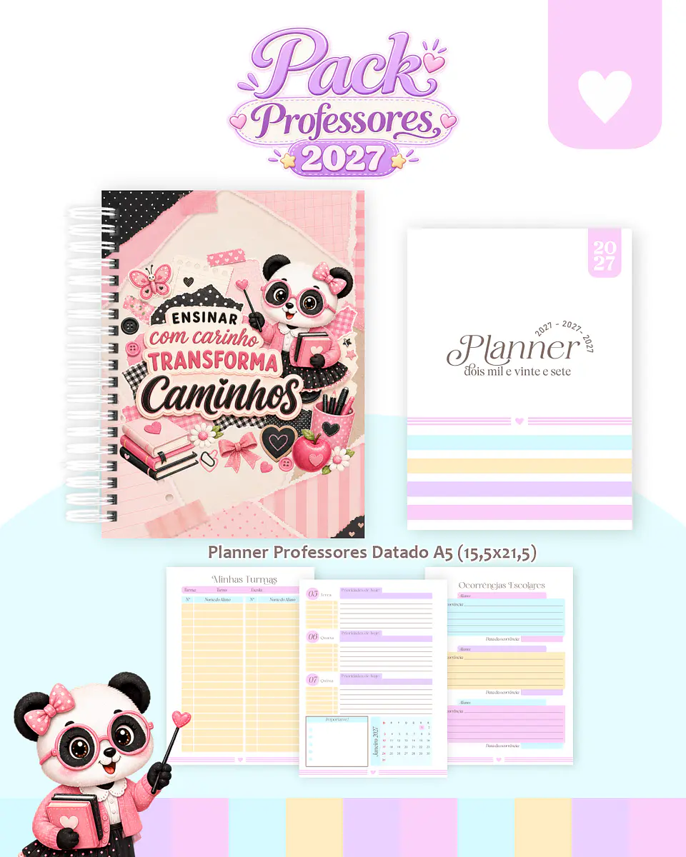 Pack Pandinha - Dia dos Professores 4