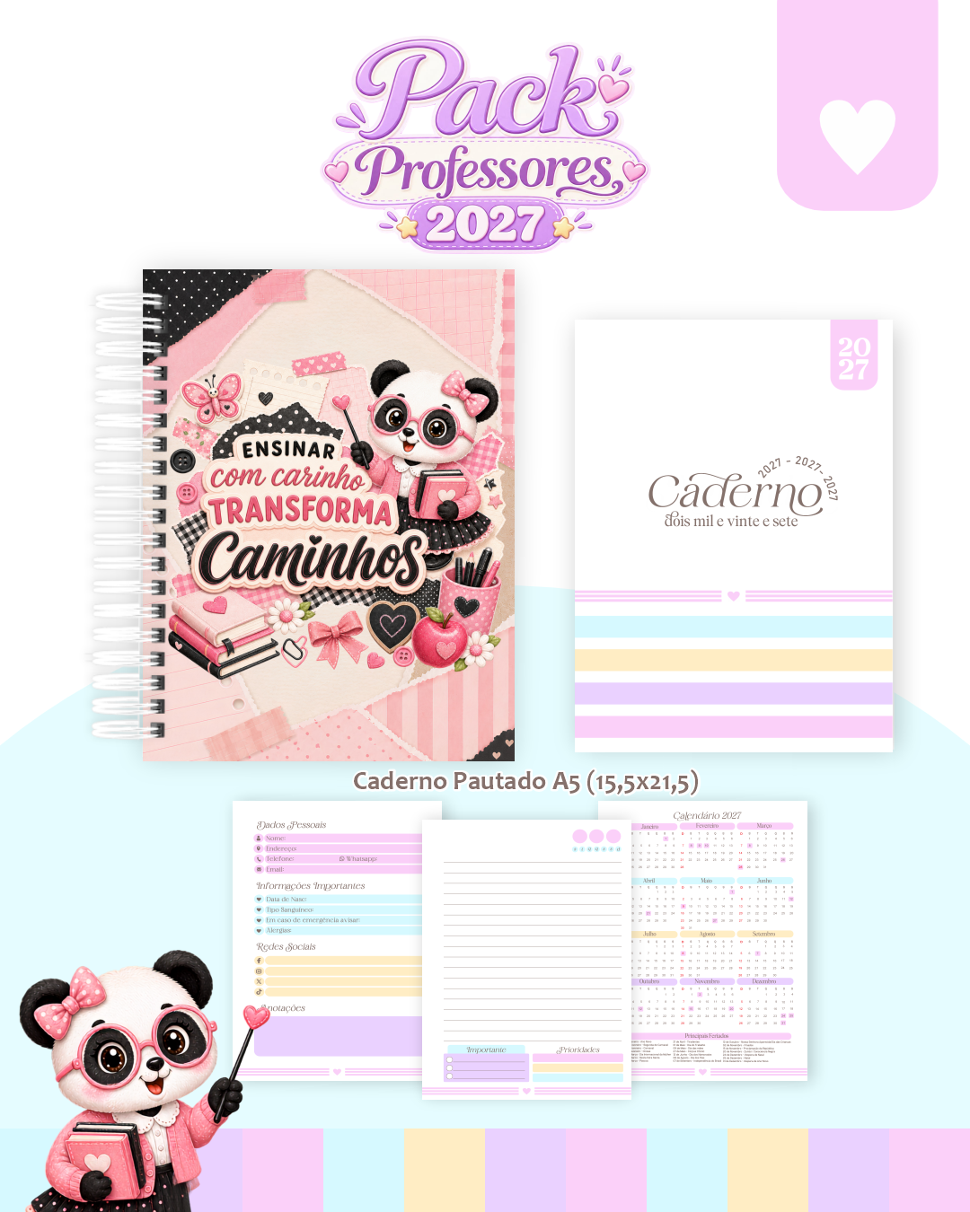 Pack Pandinha - Dia dos Professores 6