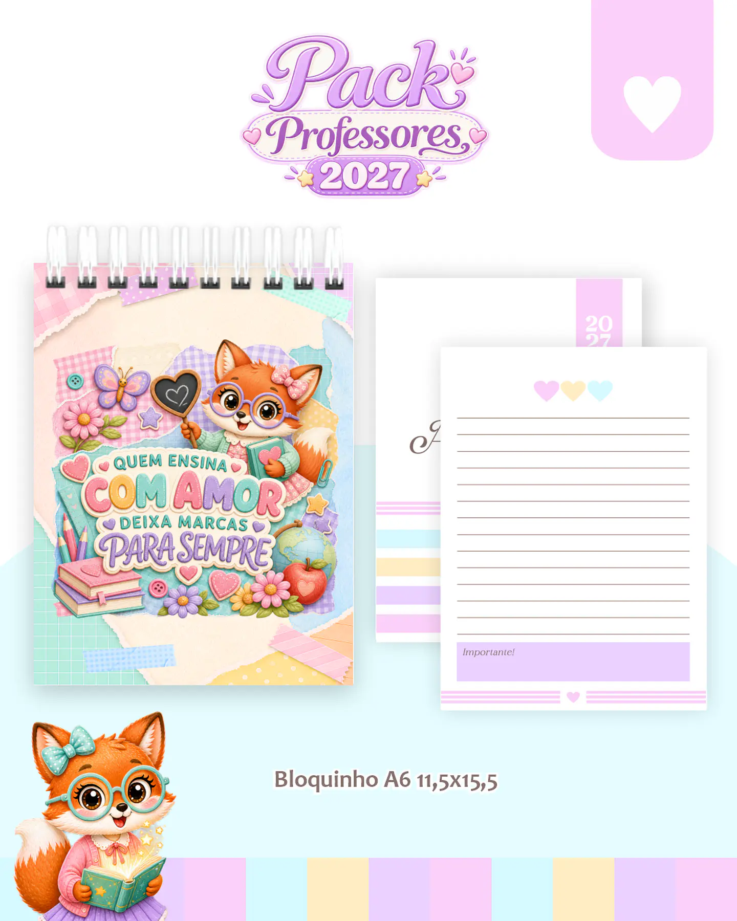 Bloquinho A6 - Dia dos Professores 1