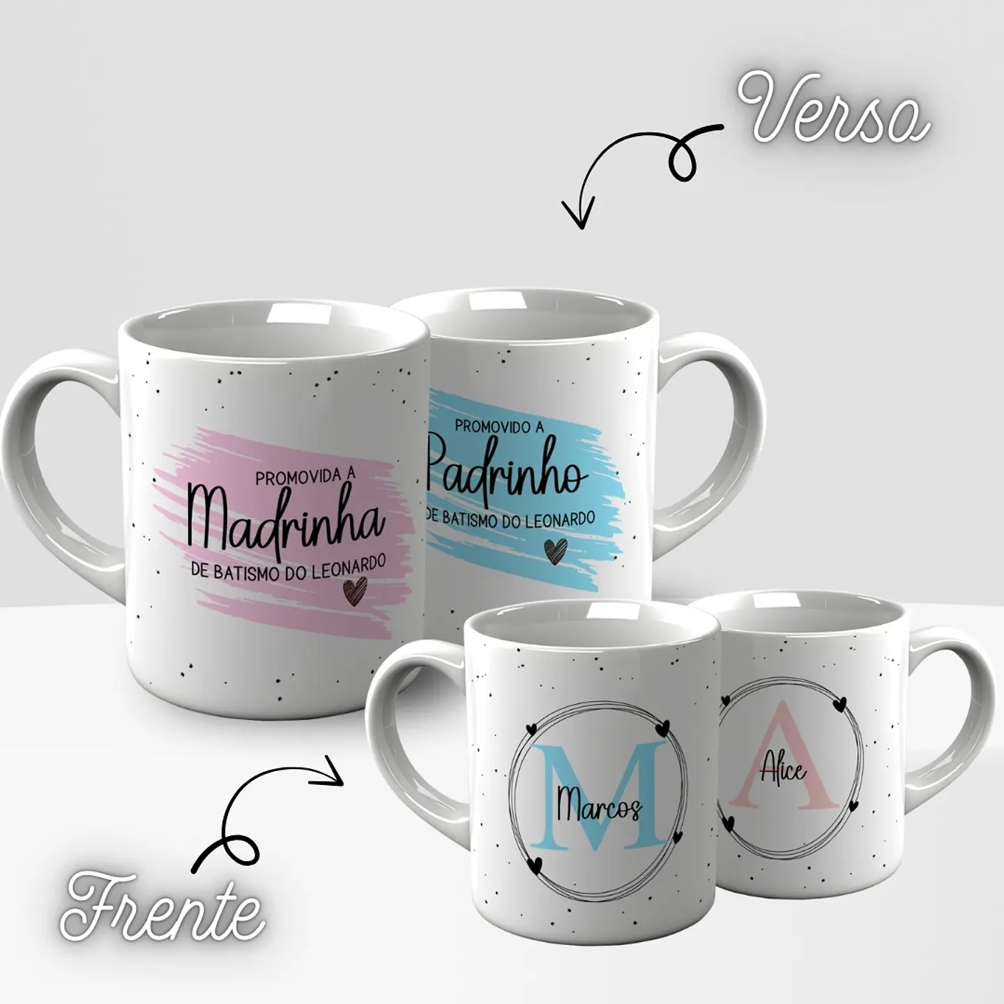 Caneca Convite para Padrinhos - Sublimação 3