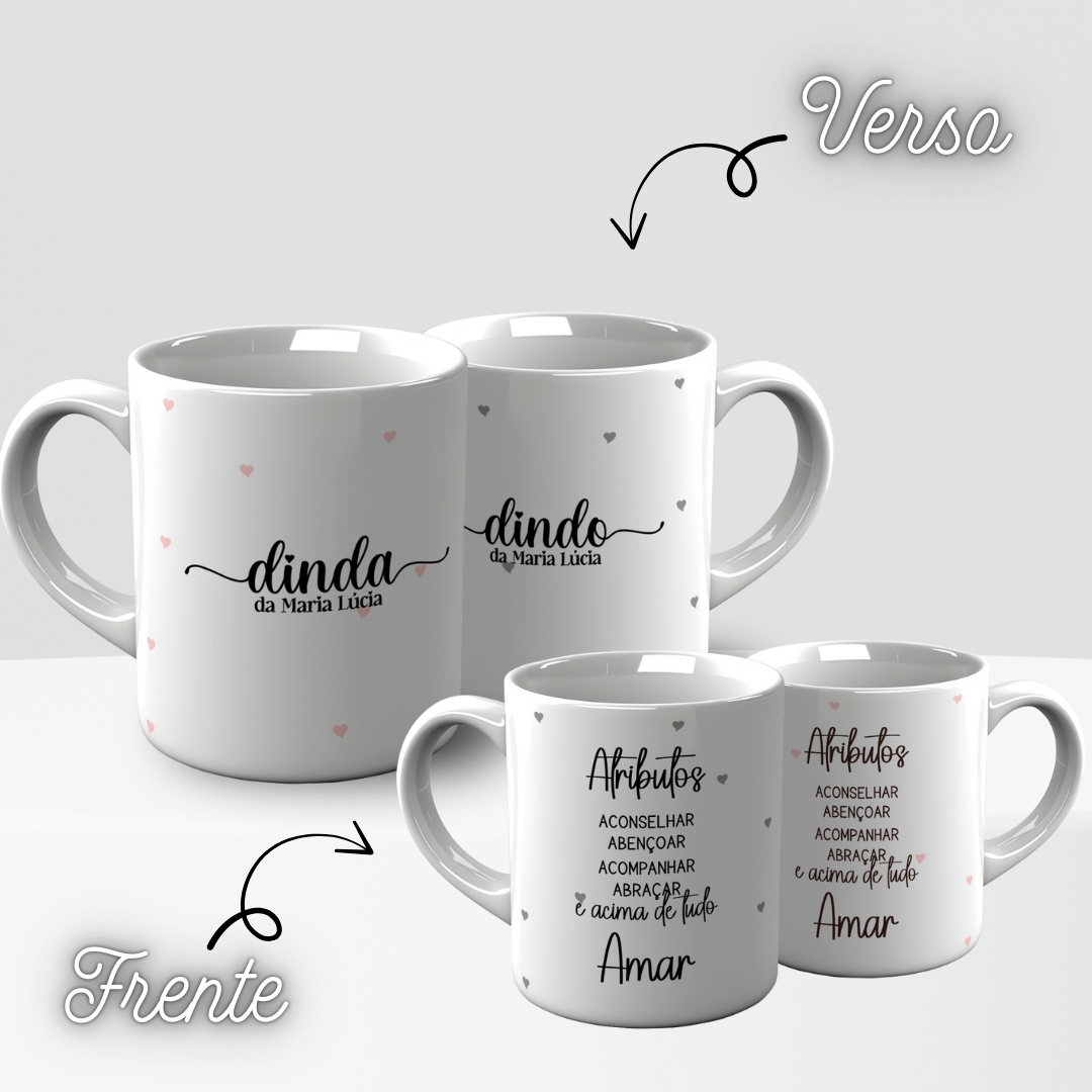 Caneca Convite para Padrinhos - Sublimação 4