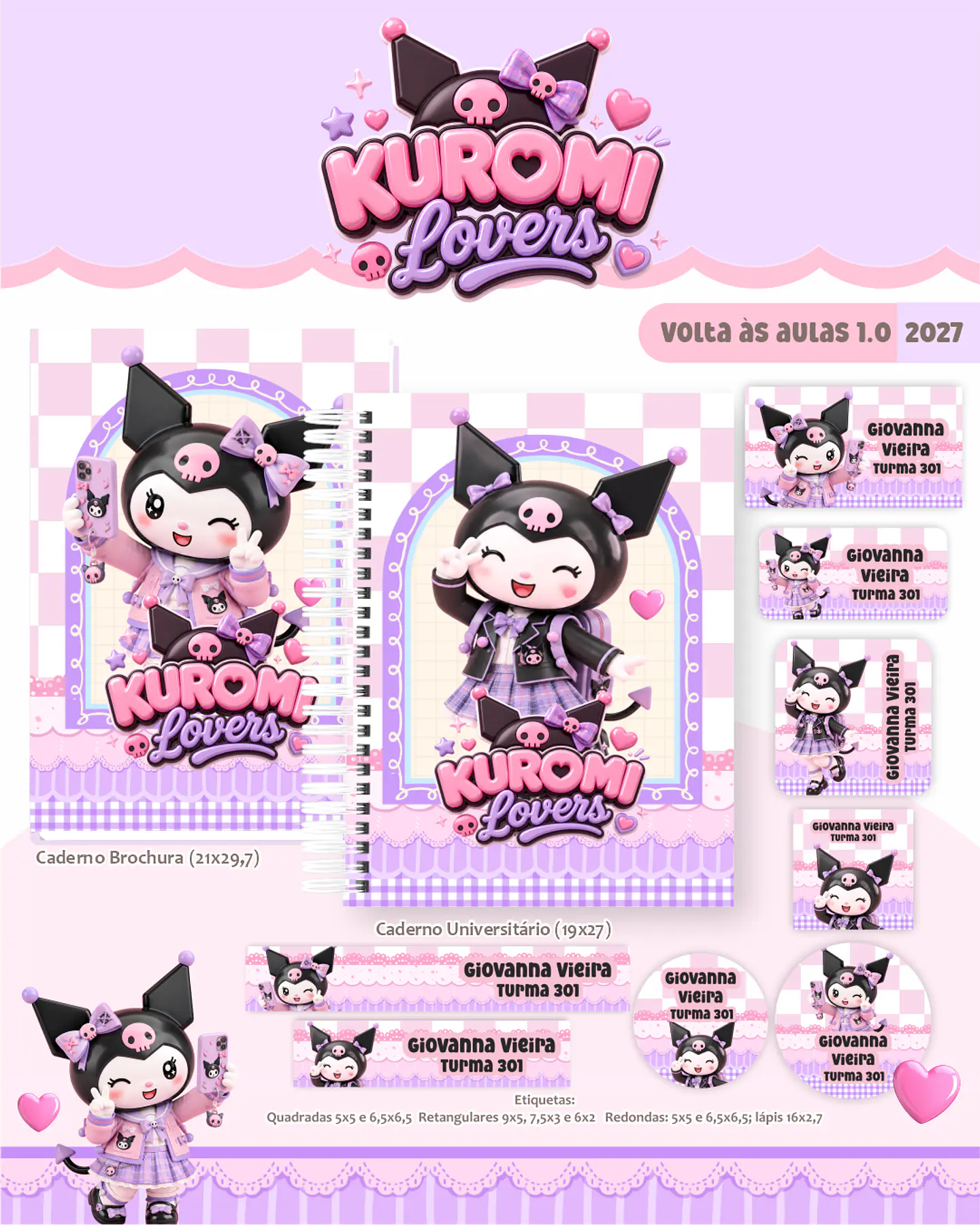 Kuromi Lovers - Volta às Aulas 2027 1