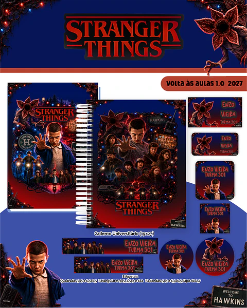 Stranger Things - Volta às Aulas 2027