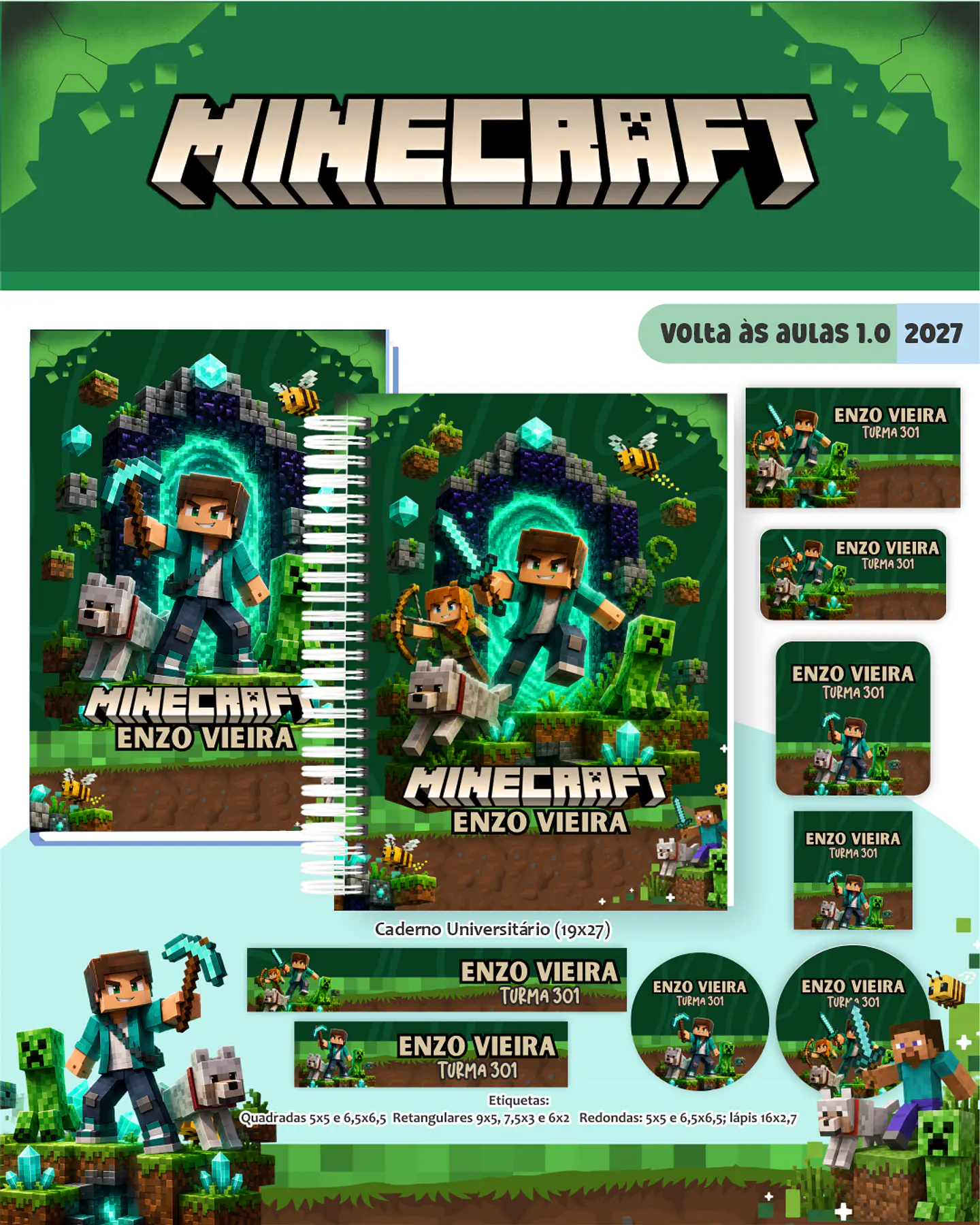 Minecraft - Volta às Aulas 2027 1