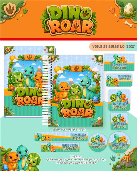 Dino Roar - Volta às Aulas 2027
