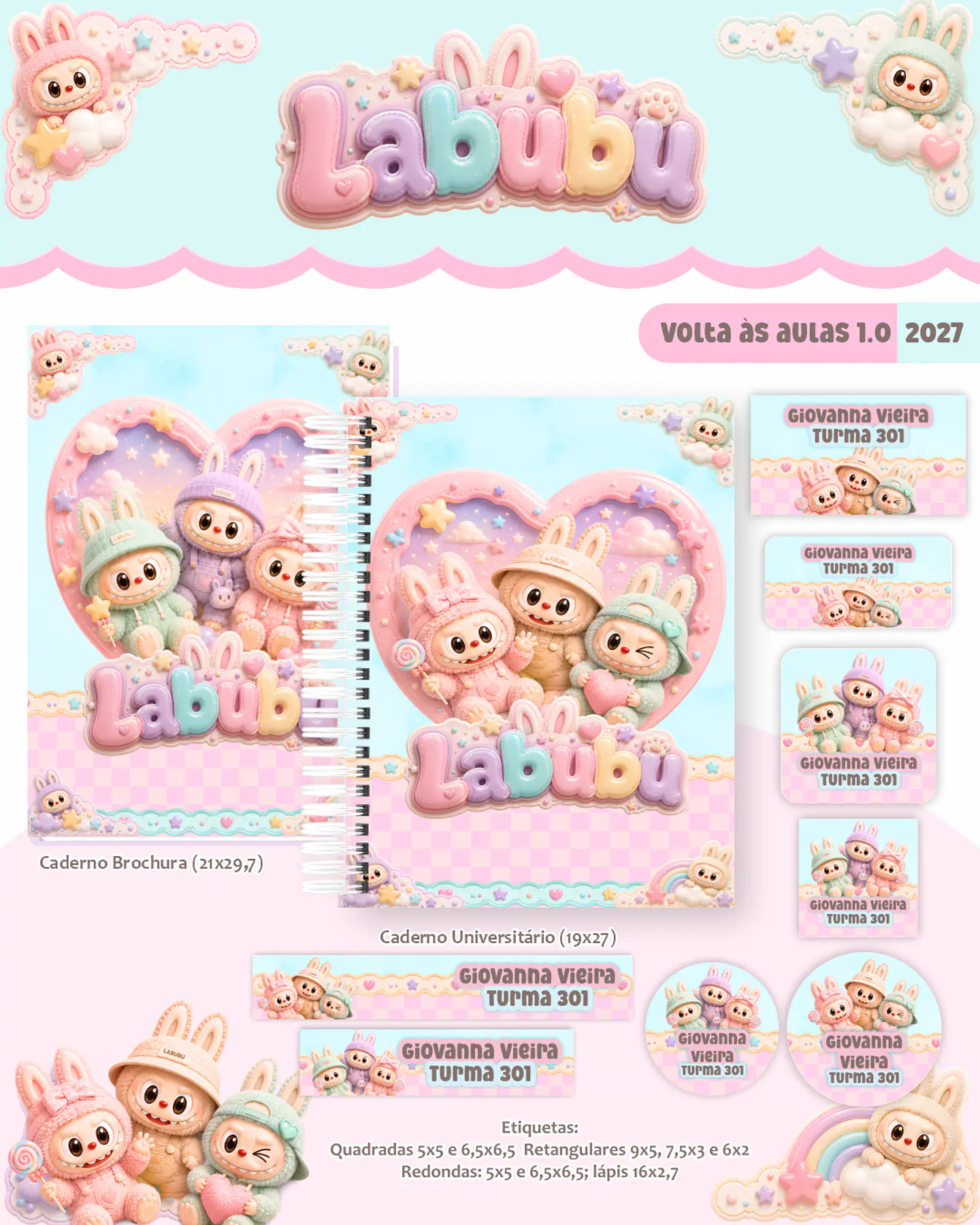 Labubu - Volta às Aulas 2027 1
