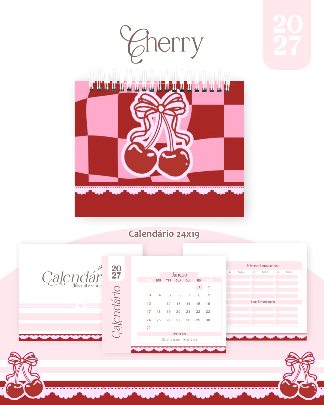 Calendário 2027 - Cerejinha 1