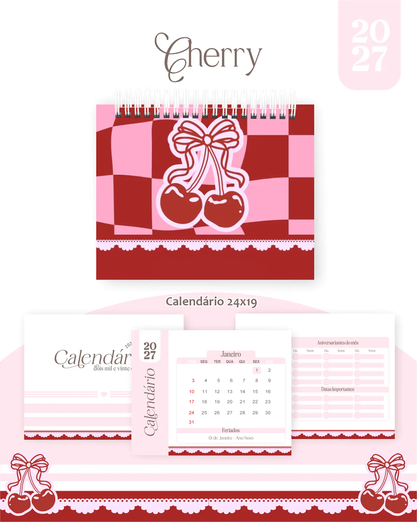 Calendário 2027 - Cerejinha 1