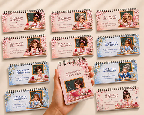 Planner de Mesa da Professora