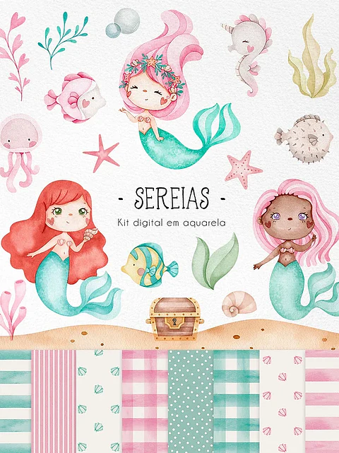 Sereias - Kit Digital