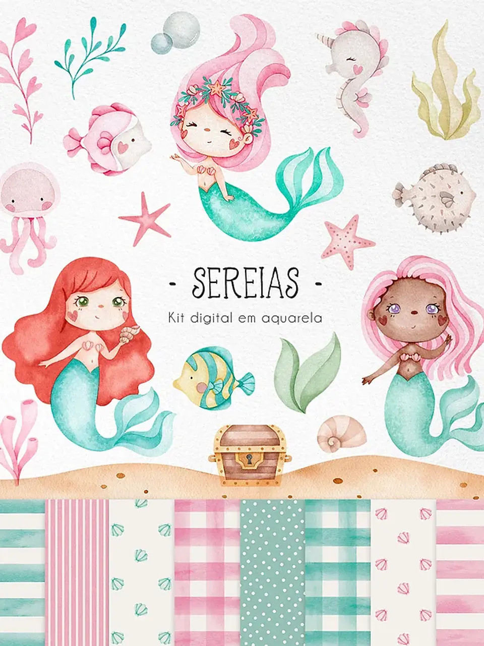 Sereias - Kit Digital 1