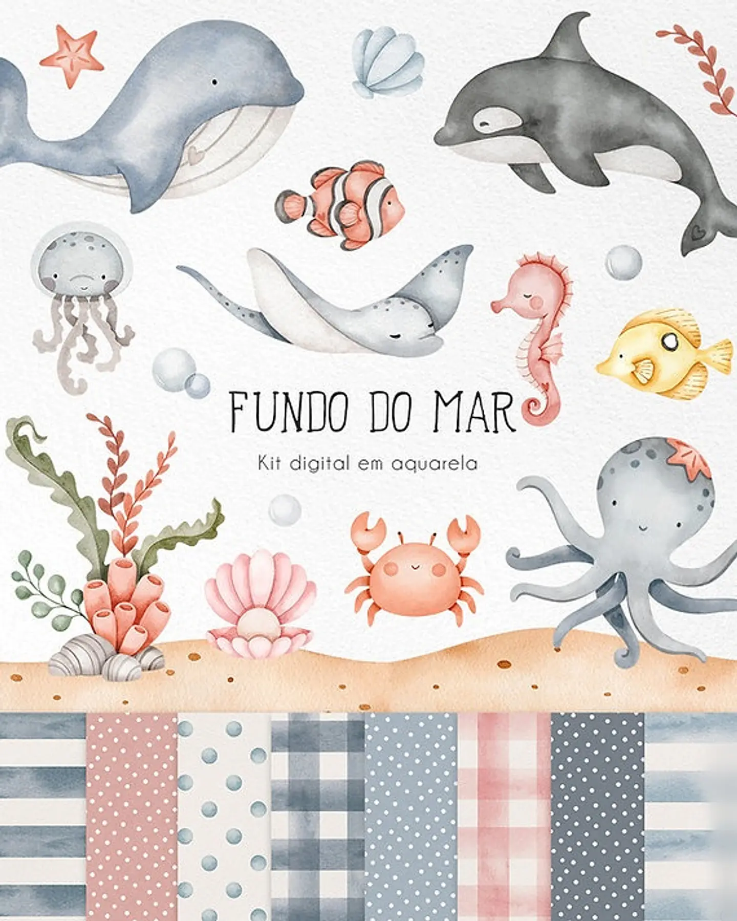 Fundo do Mar - Kit Digital 1