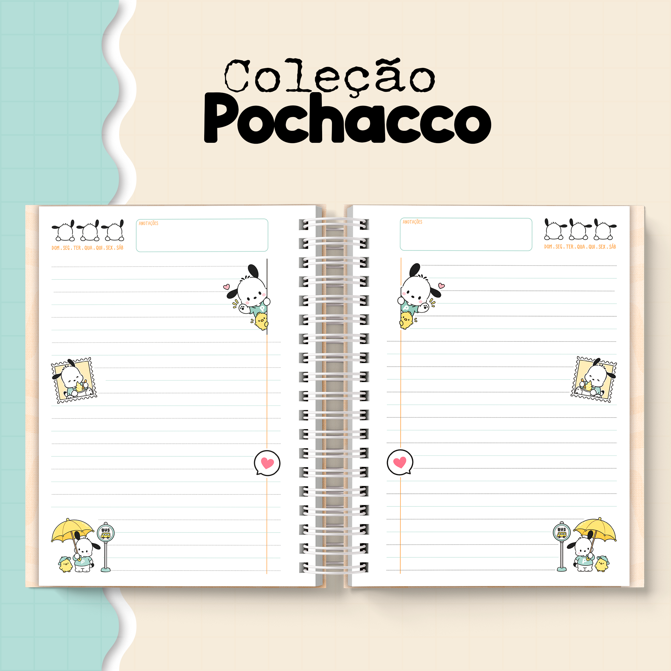 Coleção Pochacco - Encadernação 2