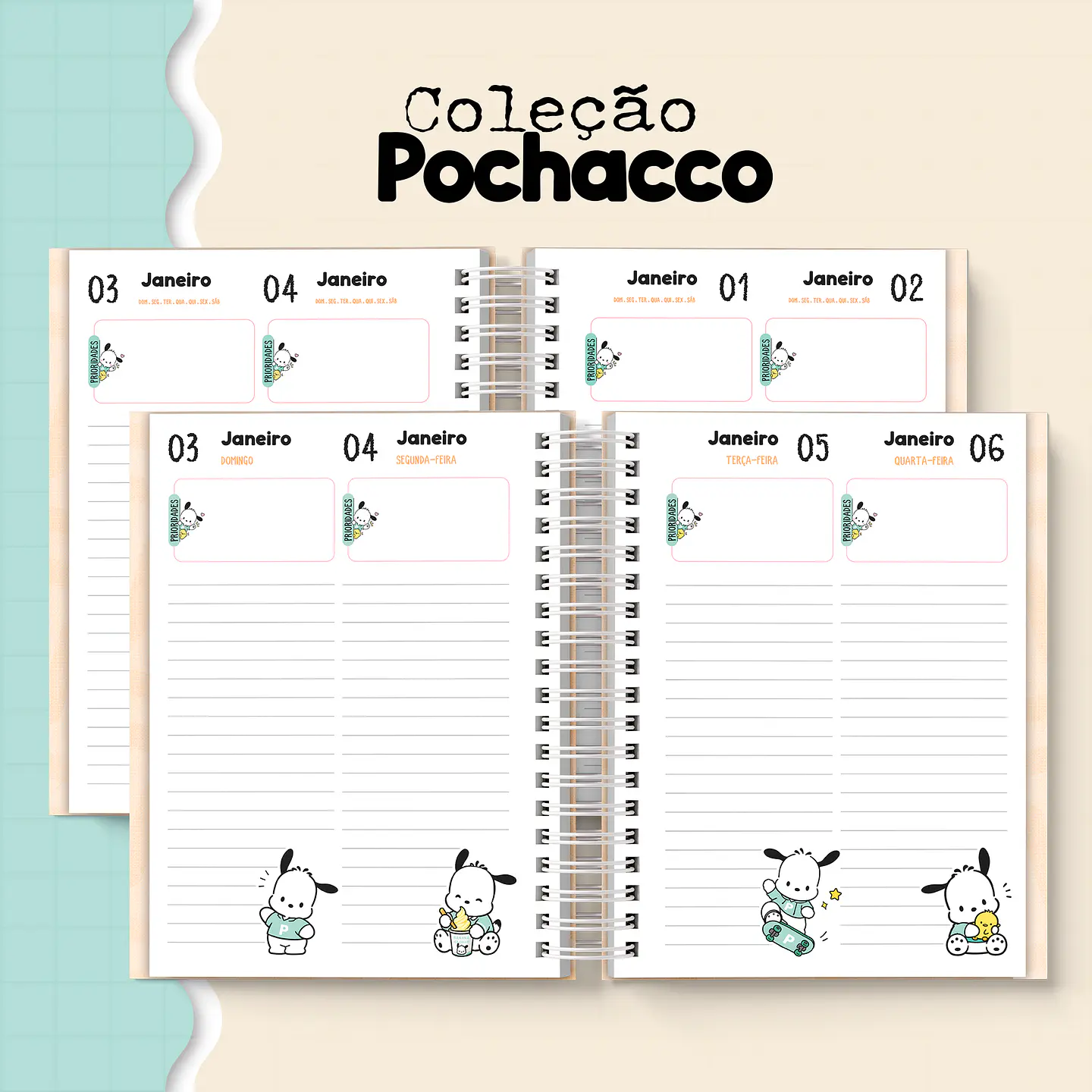 Coleção Pochacco - Encadernação 3
