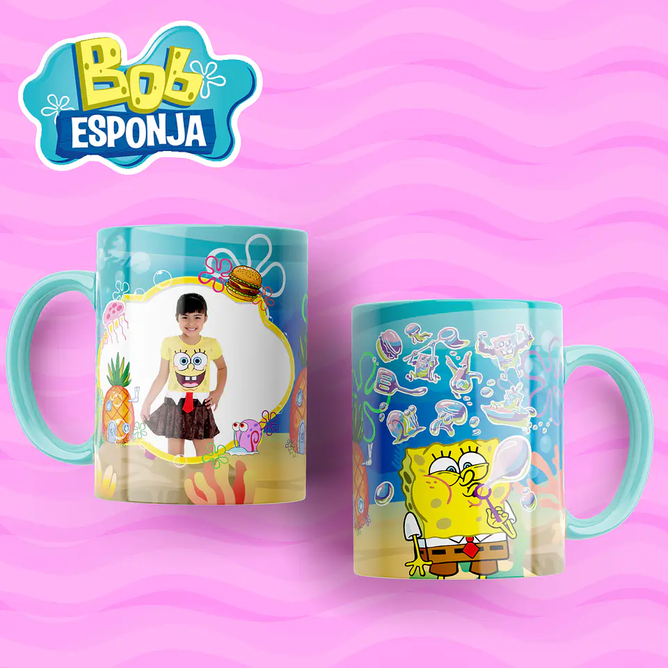 Pack Bob Esponja - Sublimação 11