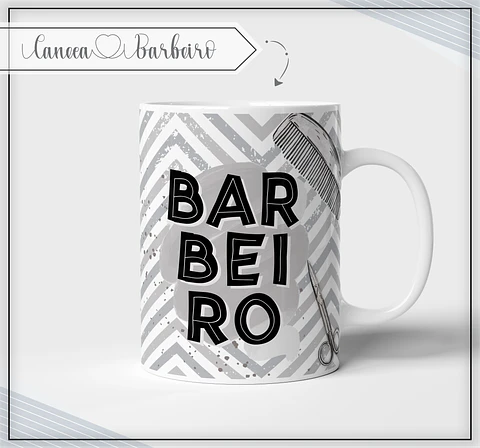 Caneca Barbeiro - Sublimação