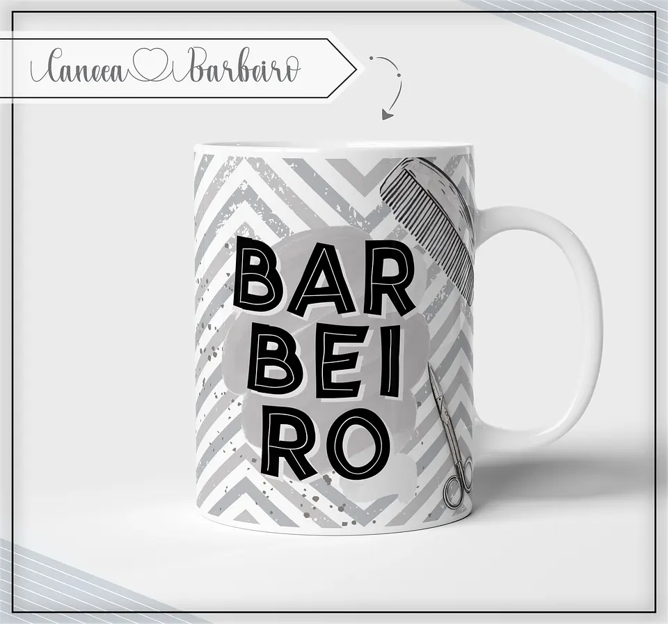 Caneca Barbeiro - Sublimação 1