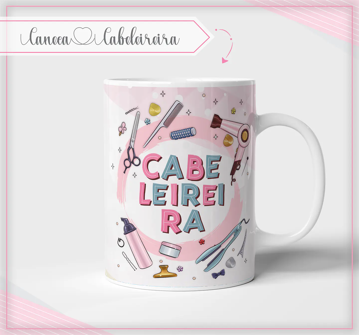Caneca Cabeleireira - Sublimação 1