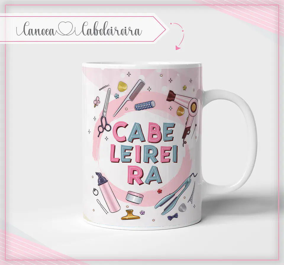 Caneca Cabeleireira - Sublimação 1