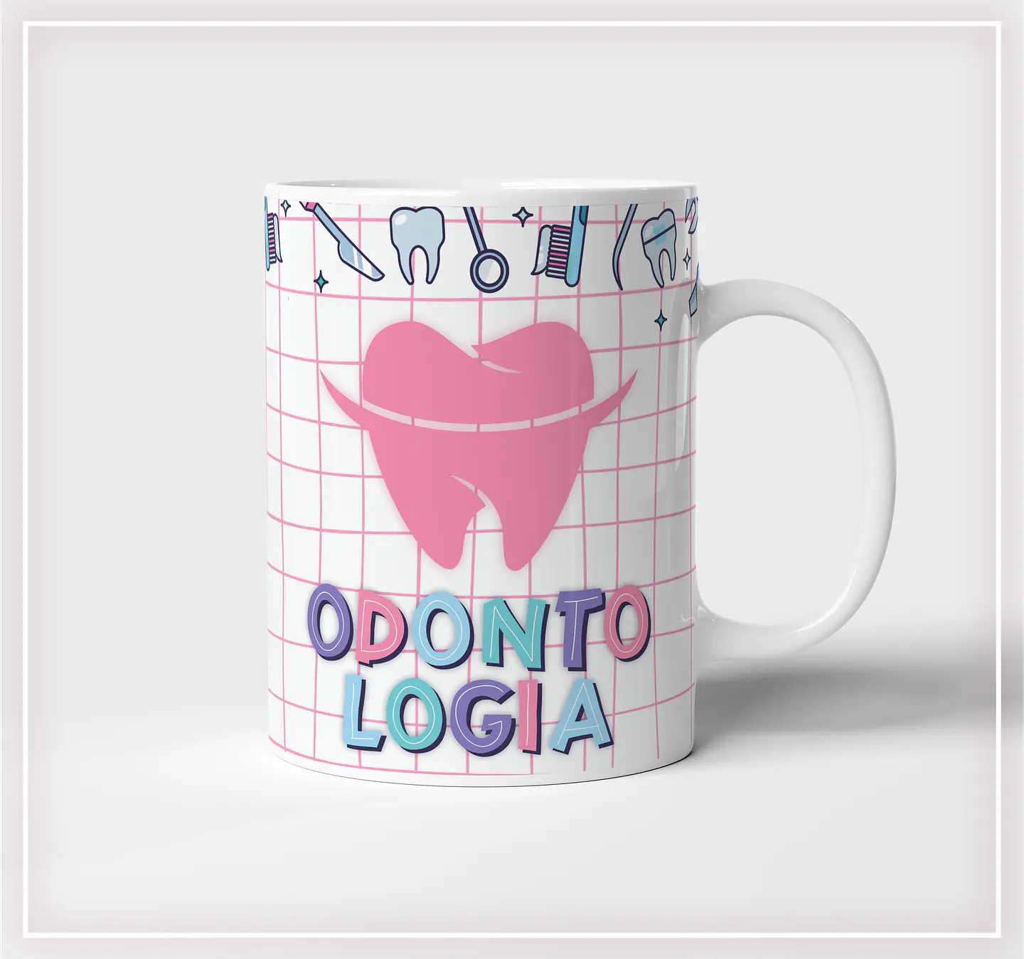 Caneca Odontologia / Dentista - Sublimação 1