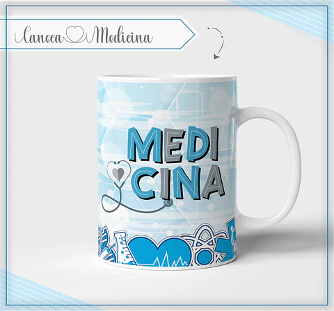 Caneca Medicina - Sublimação