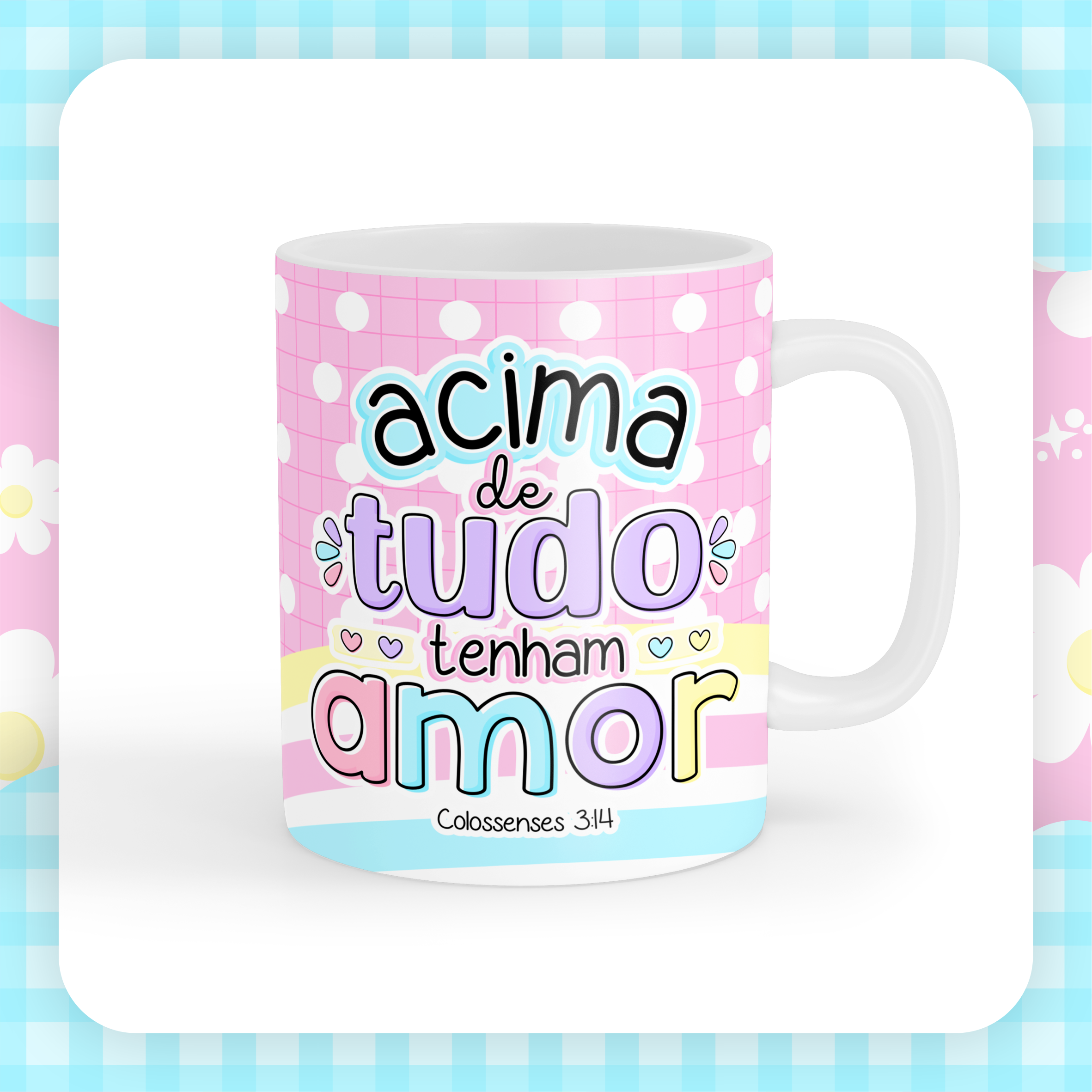 Canecas Versículos Fofinhos - Sublimação 15
