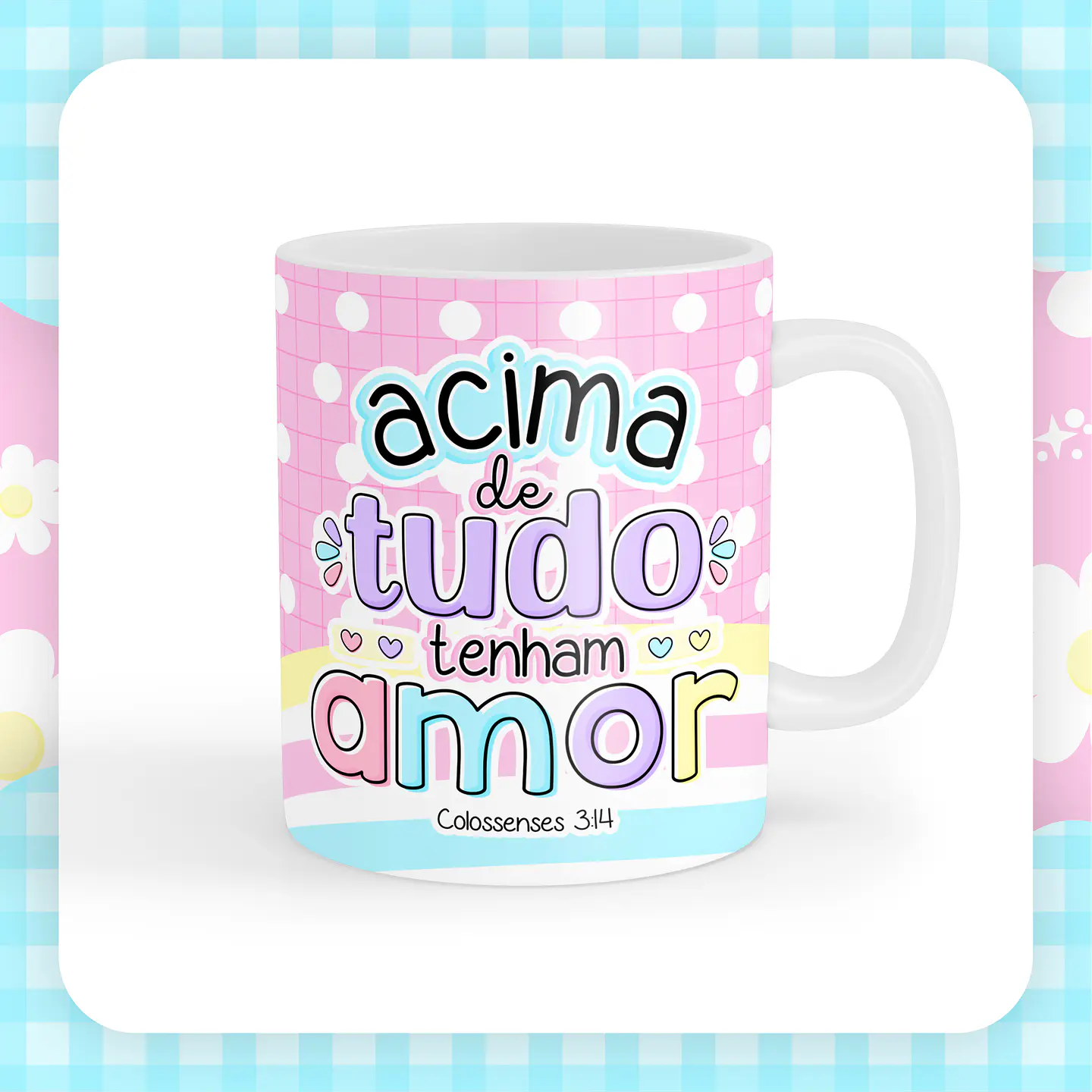 Canecas Versículos Fofinhos - Sublimação 15