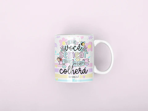 Canecas Versículos Fofos - Sublimação