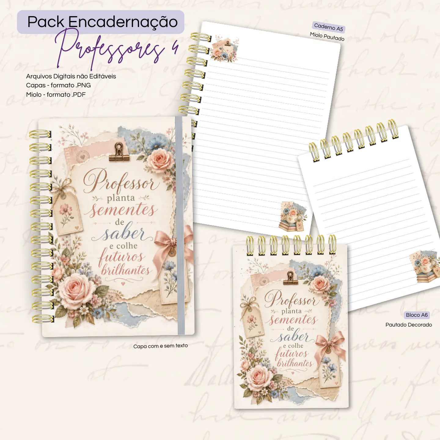 Pack Encadernação - Dia dos Professores 1