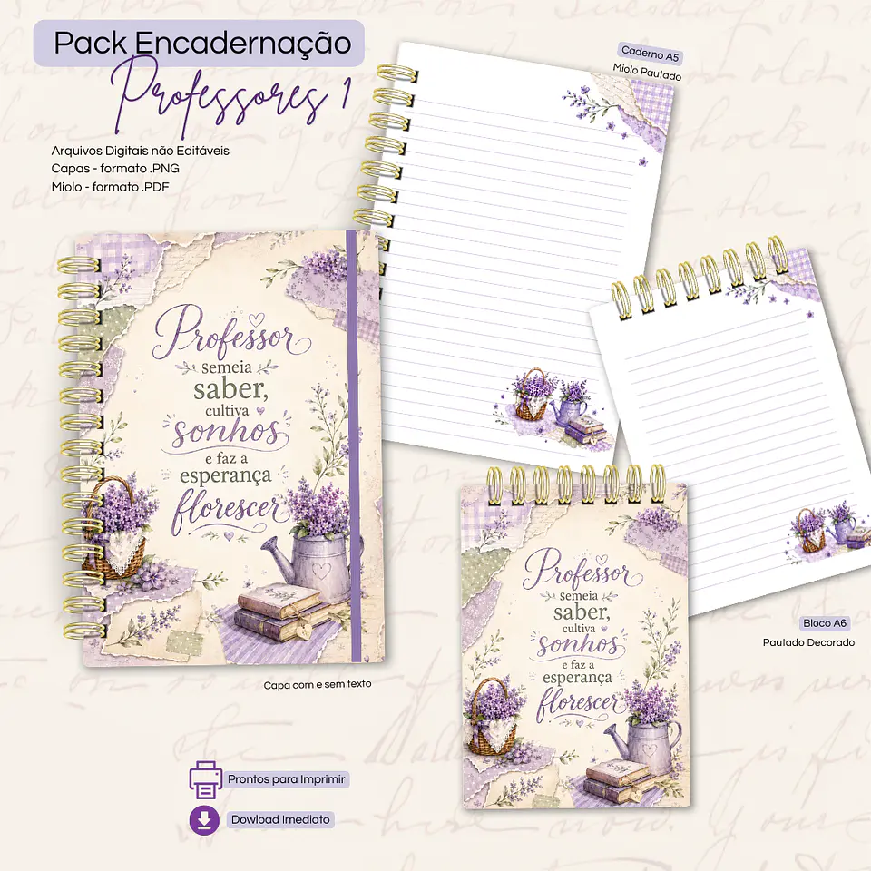 Pack Encadernação - Dia dos Professores 3